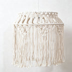 CouldNook Woven Basket Lamp Shade - Warm Hanging Light