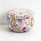 CouldNook Textured Marbled Glass Candle - Easy Storage Accent