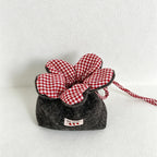 CouldNook Plush Drawstring Flower Bag - Giftable Carry Accent