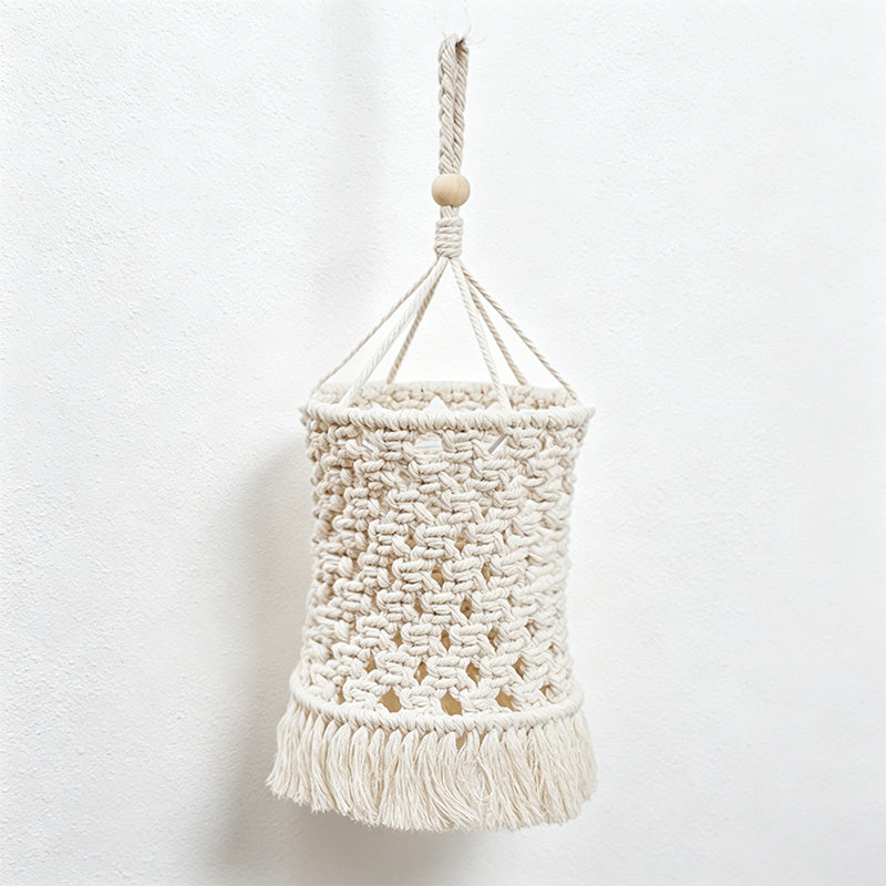 CouldNook Woven Basket Lamp Shade - Warm Hanging Light