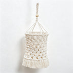 CouldNook Woven Basket Lamp Shade - Warm Hanging Light