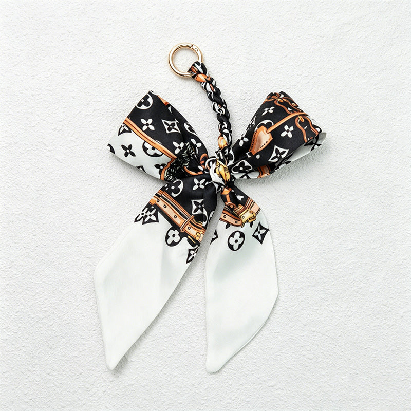 CouldNook Patterned Bow Bag Charm - Giftable Bag Accent