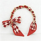 CouldNook 16.54'' Red Series Pattern Bow Chain Bag Strap - Everyday Accent