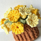 CouldNook Hand Crochet Bellflower Coaster - Floral Heat Resistant Table Decor