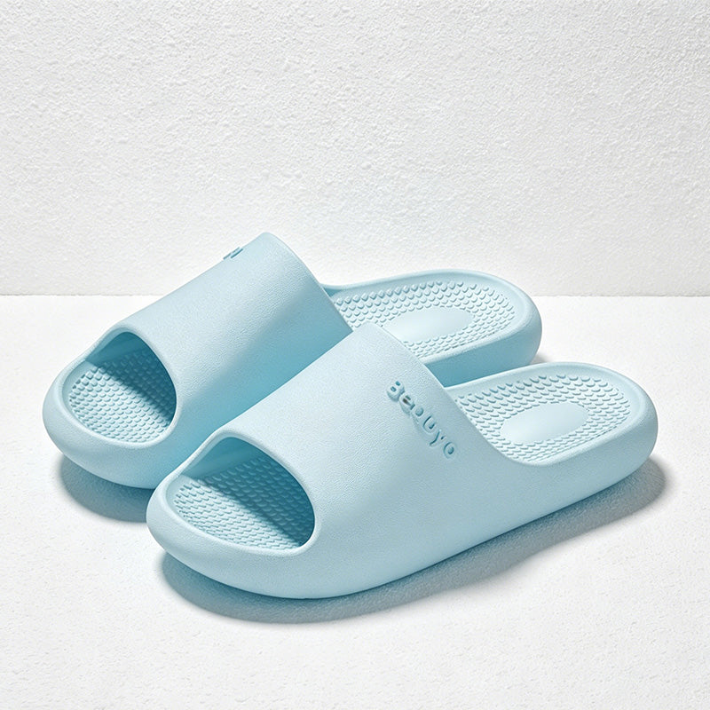 CouldNook Cushioned EVA Open Toe Slide Slippers - Soft Home Accent
