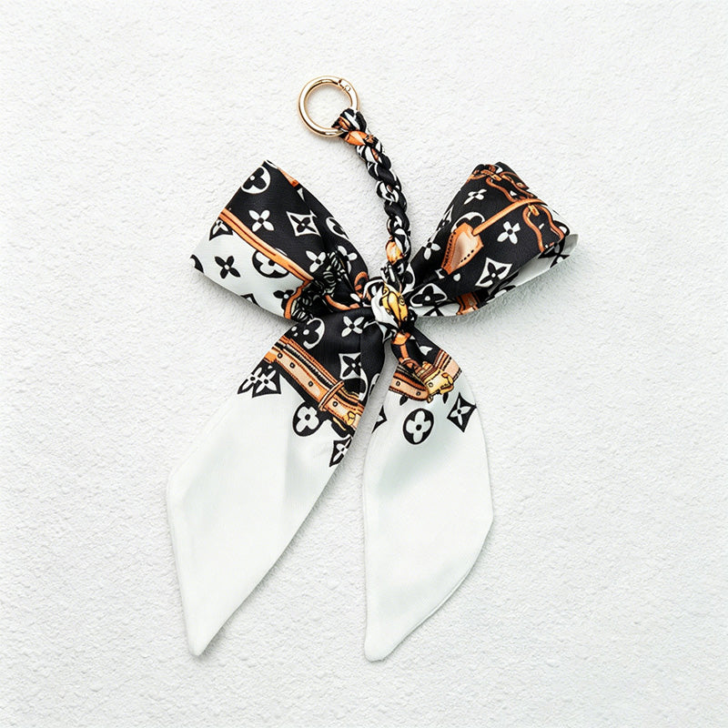 CouldNook Black Series Bow Bag Charm - Soft Bag Accent