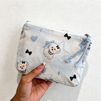 CouldNook Quilted Print Coin Pouch - Small Storage Accent