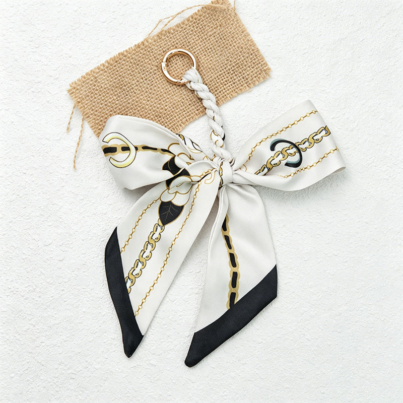 CouldNook Patterned Bow Bag Charm - Giftable Bag Accent