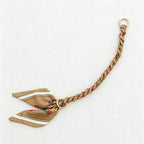 CouldNook 10.24'' Khaki Series Short Leaf Ribbon Bag Strap - Mini Accent