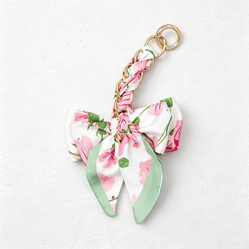 CouldNook 6.69’’ Leaf Pattern Bow Bag Extender - Bag Accent