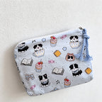 CouldNook Cartoon Animal Print Coin Pouch - Small Storage Accent