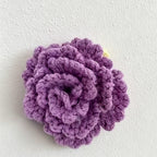 CouldNook Hand Crochet Bellflower Coaster - Floral Heat Resistant Table Decor