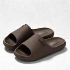 CouldNook Cushioned EVA Open Toe Slide Slippers - Soft Home Accent