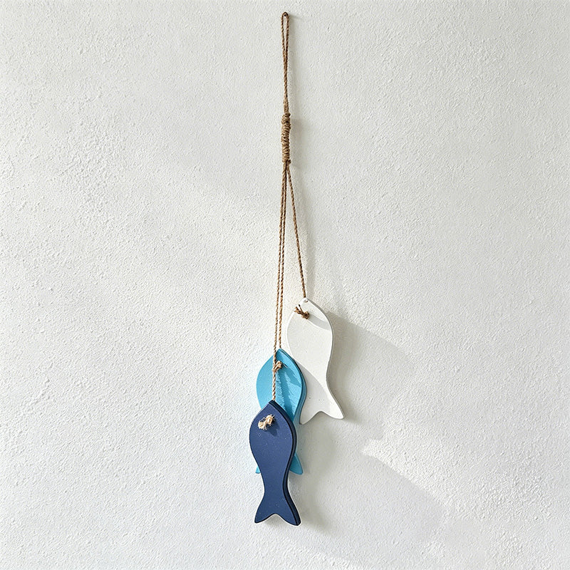CouldNook Mediterranean Fish & Starfish Hanging - Coastal Shell Ornament