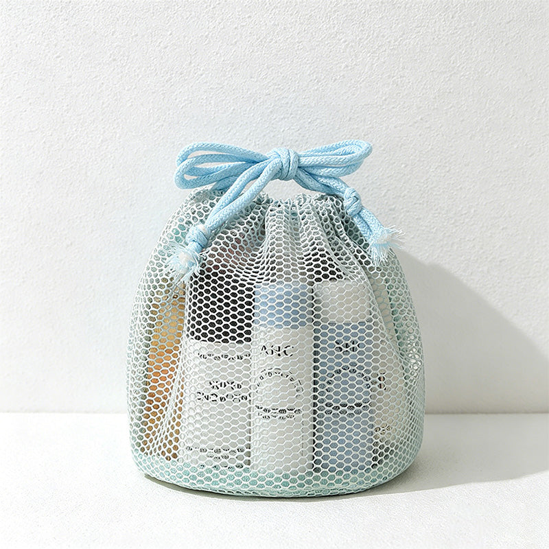 CouldNook Mesh Drawstring Storage Pouch - Home Organizer