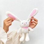 CouldNook Long Ear Bunny Plush Bag Charm - Giftable Accent