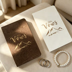 CouldNook Wood Vow Book Set - Wedding Ceremony Keepsake