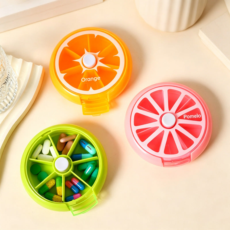CouldNook Fruit Shape Pill Case Organizer Box - Warm Room Detail