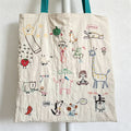 CouldNook Doodle Pattern Fabric Shoulder Bag - Everyday Carry Accent