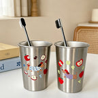 CouldNook Polka Dot Dog Rinse Cup - Durable 304 Stainless Steel Tumbler