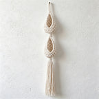 CouldNook Macrame Hanging Shelf - Wall Storage Decor