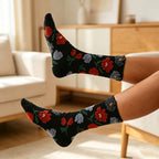 CouldNook Textured Botanical Textured Hosiery - Practical Room Accent