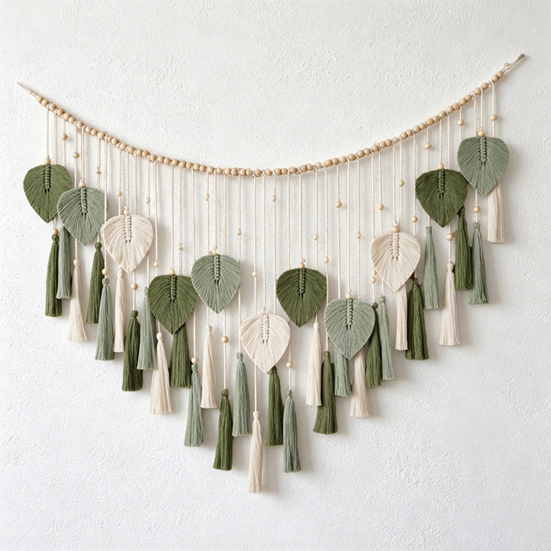 CouldNook Leaf Garland Wall Hanging - Living Room Decor