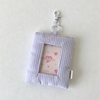 CouldNook Quilted Photo Card Keychain Pouch - Bag Charm Accent