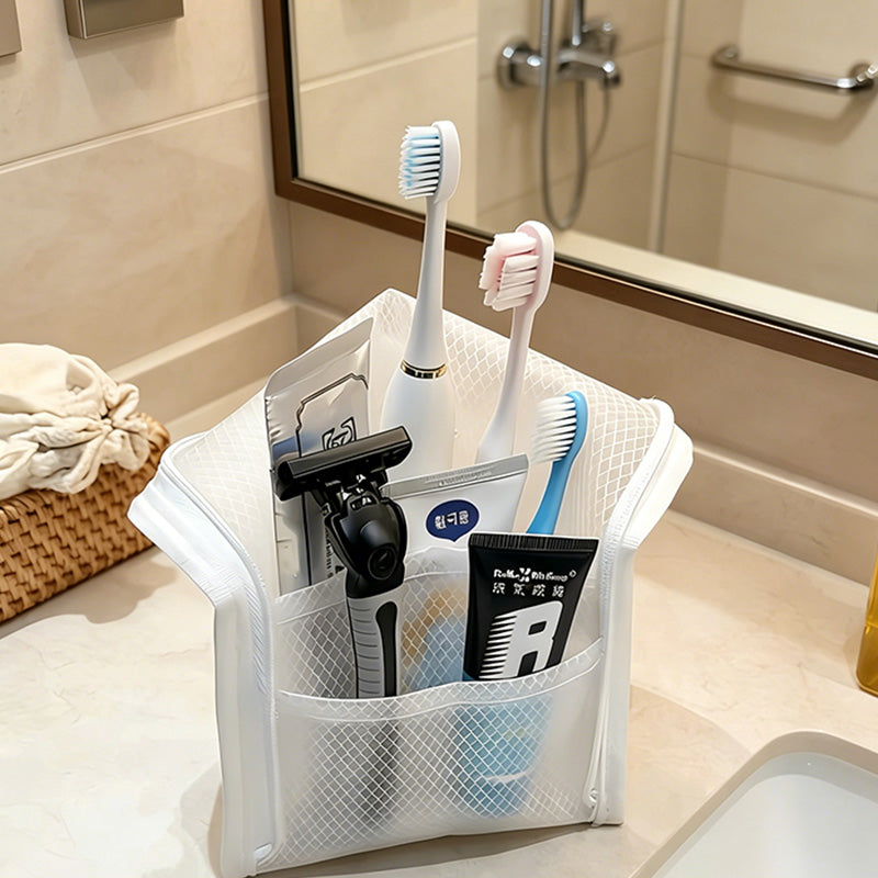 CouldNook Standable Mesh Wash Bag - Everyday Organizer Bag
