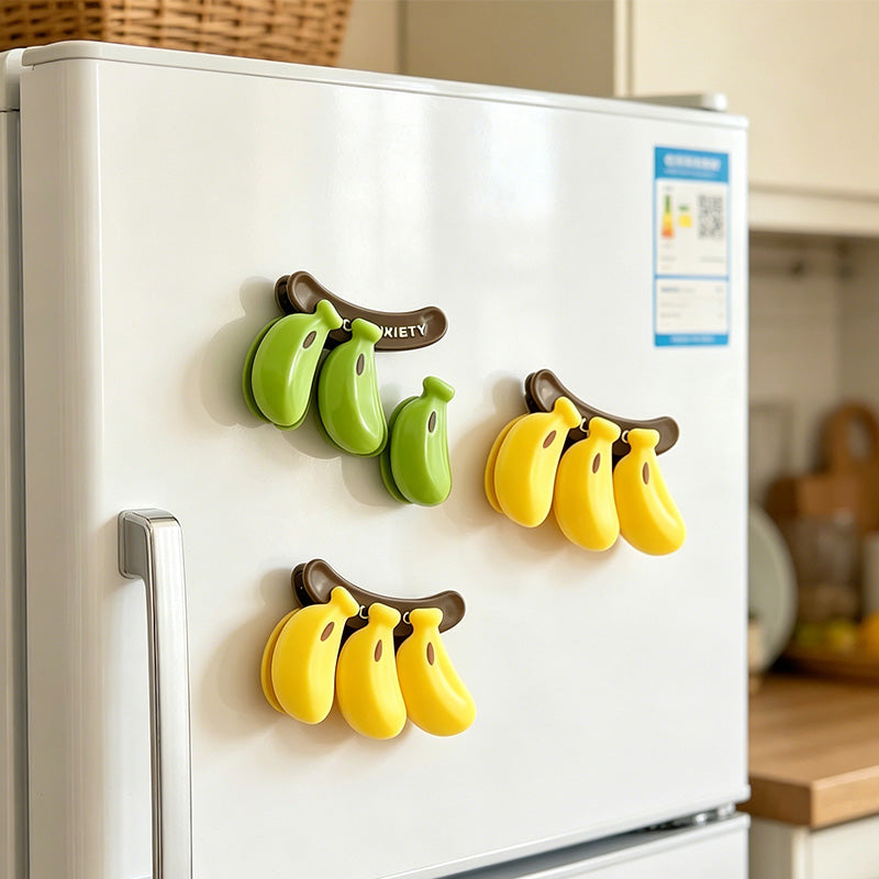CouldNook Banana Magnetic Sealing Clip - Fridge Display Helper