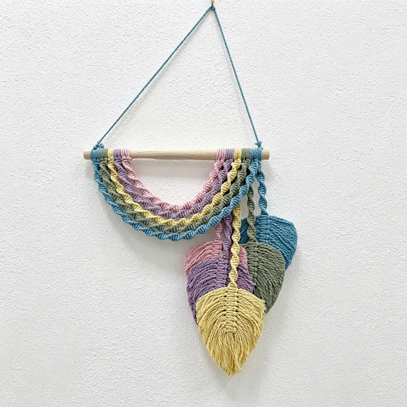 CouldNook Rainbow Leaf Wall Hanging - Nursery Wall Decor