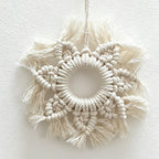 CouldNook Round Macrame Ornament - Wall Hanging Decor