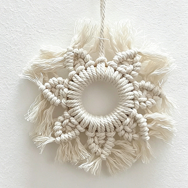 CouldNook Round Macrame Ornament - Wall Hanging Decor