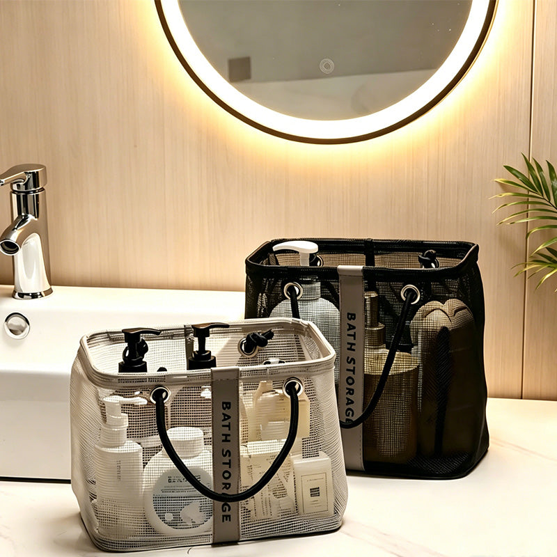 CouldNook Mesh Bath Shower Organizer Bag - Home Organizer Bag
