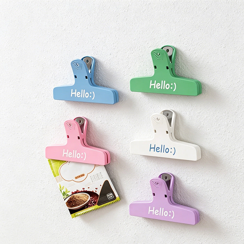 CouldNook Magnetic Hello Bag Clip - Fridge Storage Accent