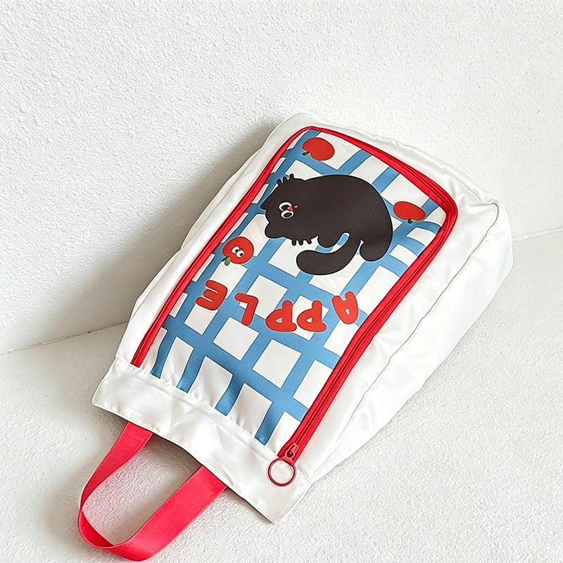 CouldNook Cartoon Shoe Storage Tote - Travel Organizer Accent