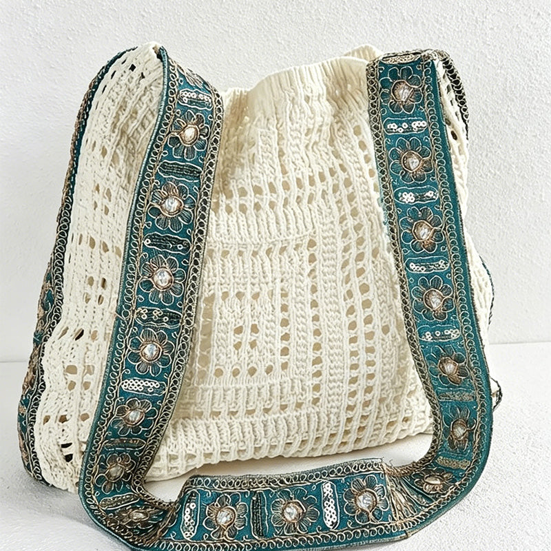 CouldNook Hollow Out Floral Shoulder Bag - Everyday Carry Accent