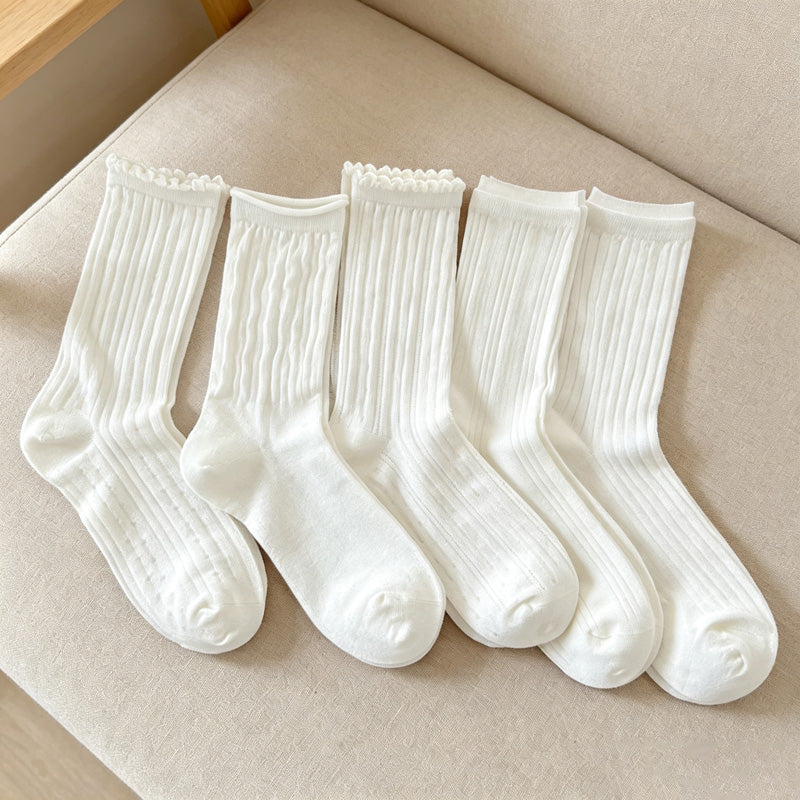 CouldNook Textured Soft Rib Textured Hosiery - Small Space Helper
