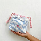 CouldNook Lace Drawstring Drawstring Cosmetics Bag - Vanity Organizer