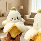 CouldNook Banana Peel Plush Bag Charm - Fruit Accent