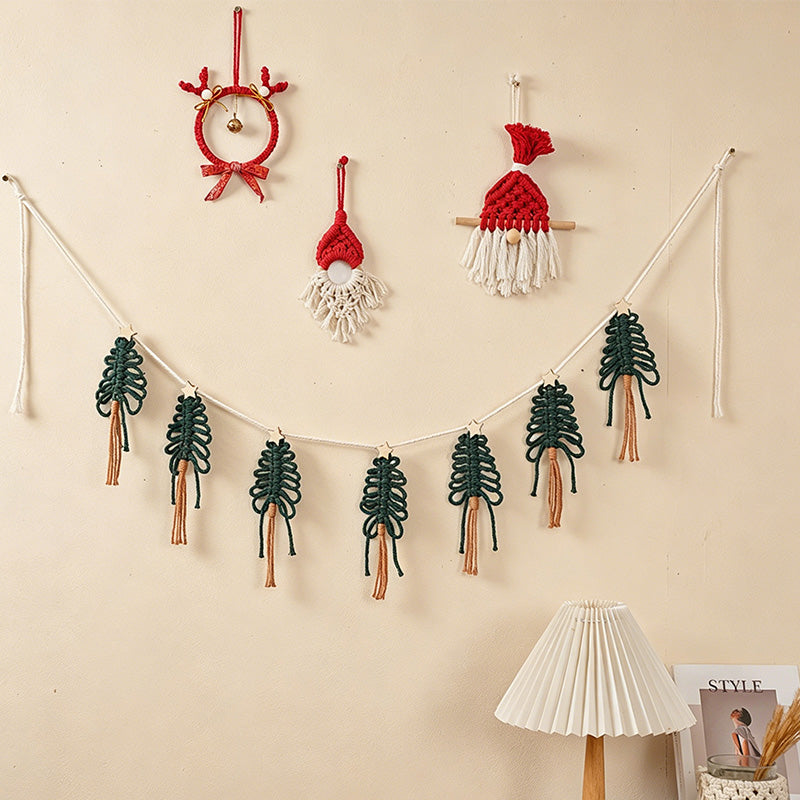 CouldNook Pine Tree Hanging Banner- Holiday Wall Decor