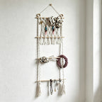 CouldNook Macrame Storage Hammock - Wall Organizer Decor