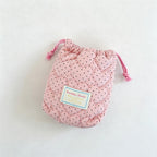CouldNook Quilted Drawstring Pouch Organizer Bag - Easy Storage Accent