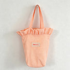 CouldNook Striped Ruffle Lunch Tote Bag - Soft Room Accent