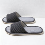 CouldNook Mesh Texture Open Toe House Slippers - Airy Indoor Accent
