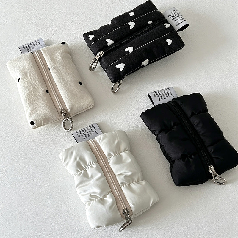 CouldNook Textured Fabric Pouch Organizer Bag - Simple Daily Essential