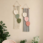 CouldNook Heart Leaf Wall Hanging - Soft Home Decor