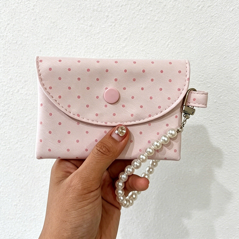 CouldNook Mint Chocolate Star Pouch - Aesthetic Canvas Card Case