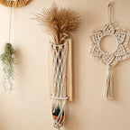 CouldNook Macrame Dried Flower Pocket - Wall Hanging Vase