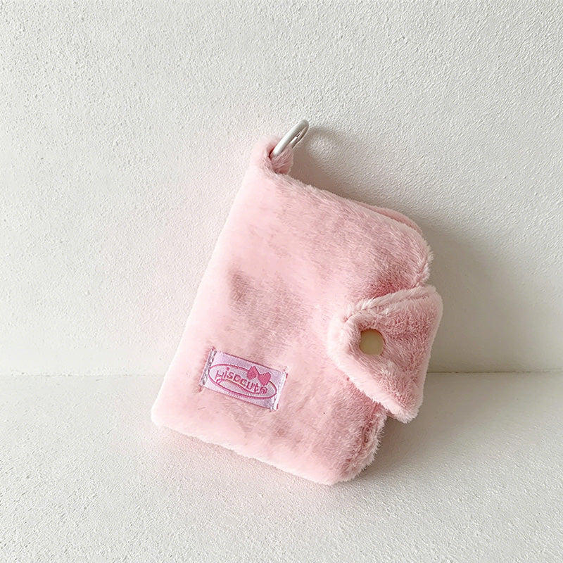 CouldNook Plush Flap Mini Coin Pouch - Everyday Bag Accent